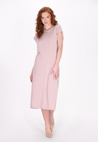 DreiMaster Klassik Φόρεμα 'Classic Look' σε ροζ: μπροστά