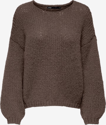 ONLY Pullover 'Nordic' i brun: forside