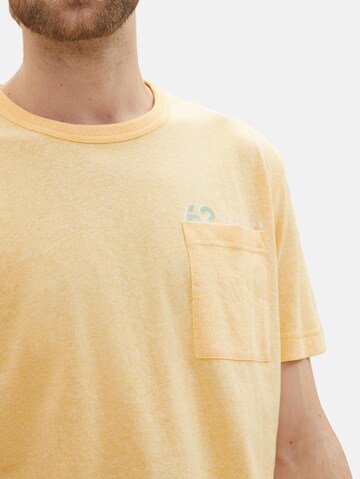 T-Shirt TOM TAILOR en jaune