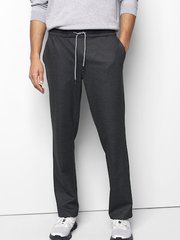 MEYER Slimfit Chino 'M5 Loose 2-6510' in Grijs: voorkant