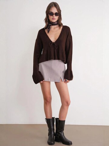 MixRay - Pullover em castanho