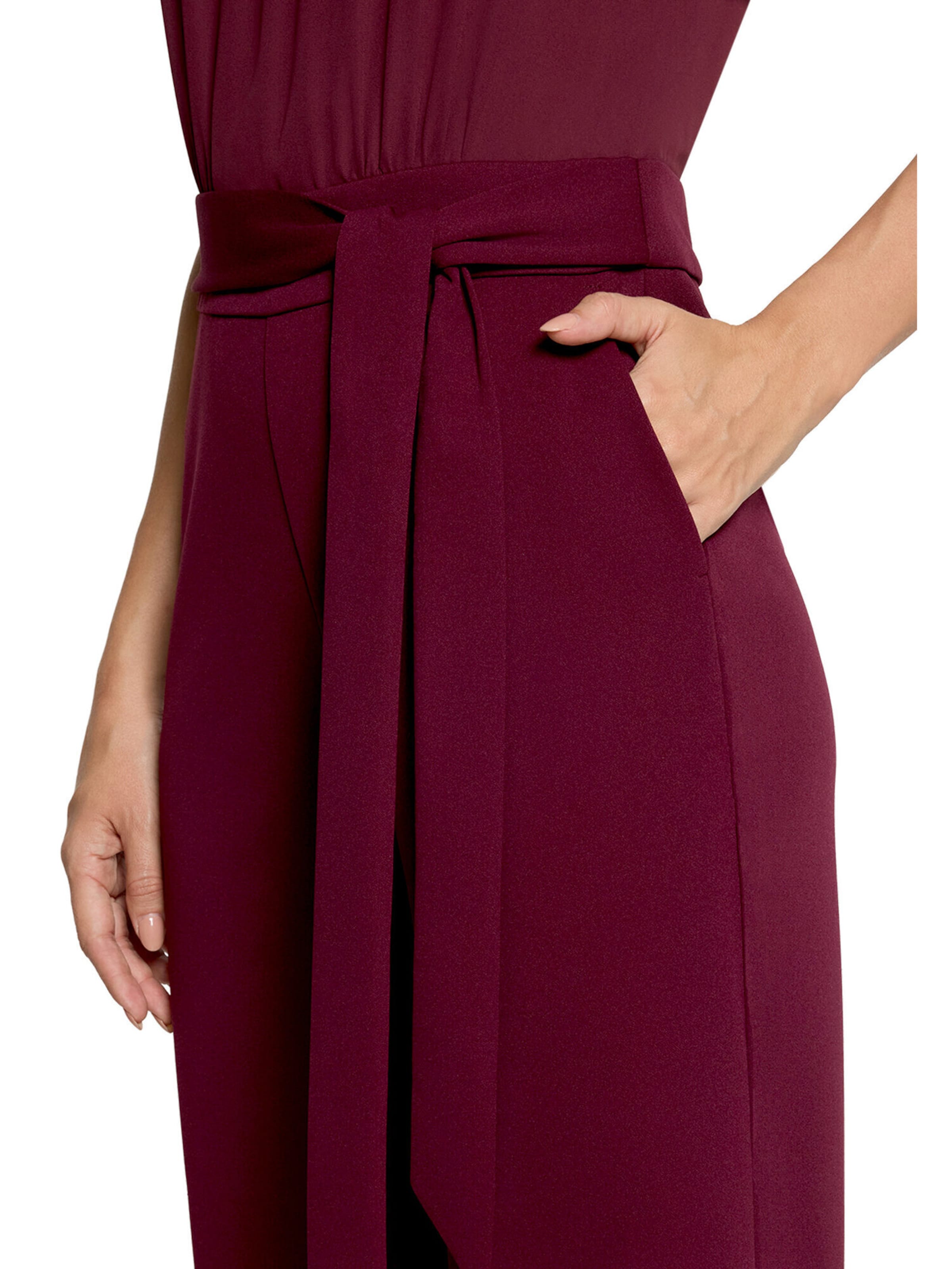 Vera Mont Jumpsuit mit Volant in Rot