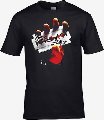 T-Shirt 'Judas Priest British Steel' Rockshirts en noir : devant