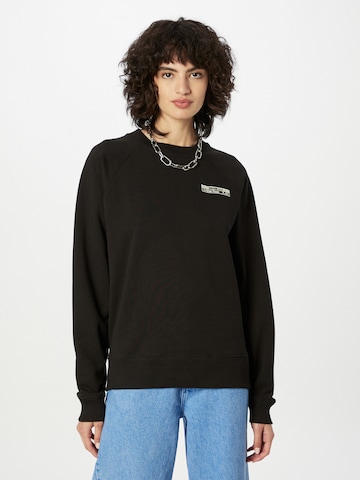 G-Star RAW Sweatshirt in Zwart: voorkant