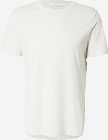 T-Shirt s.Oliver en beige : devant