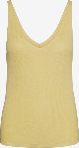 Tops en tricot VERO MODA en jaune : devant