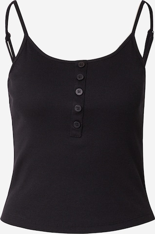 Stitch and Soul Top in Black: front