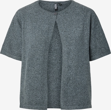 Cardigan 'PCBree' PIECES en gris : devant