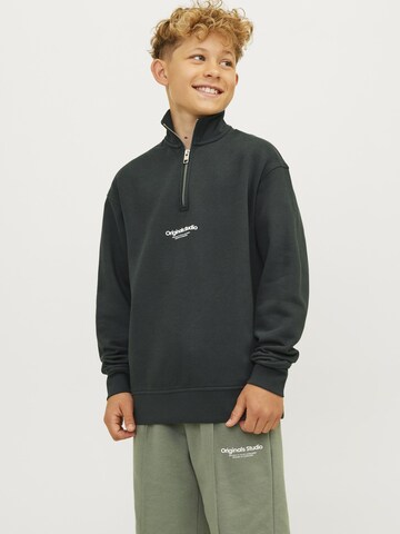 Jack & Jones Junior Μπλούζα φούτερ 'JORVESTERBRO' σε γκρι: μπροστά