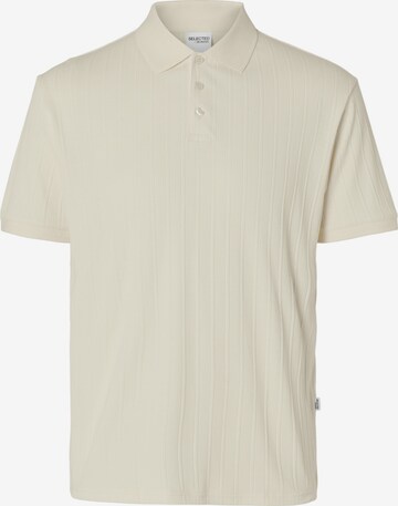 SELECTED HOMME - Camiseta 'CASS' en beige: frente