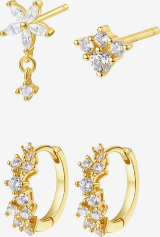 Hey Happiness Ohrringe 'Luminar' in Gold: Vorderseite