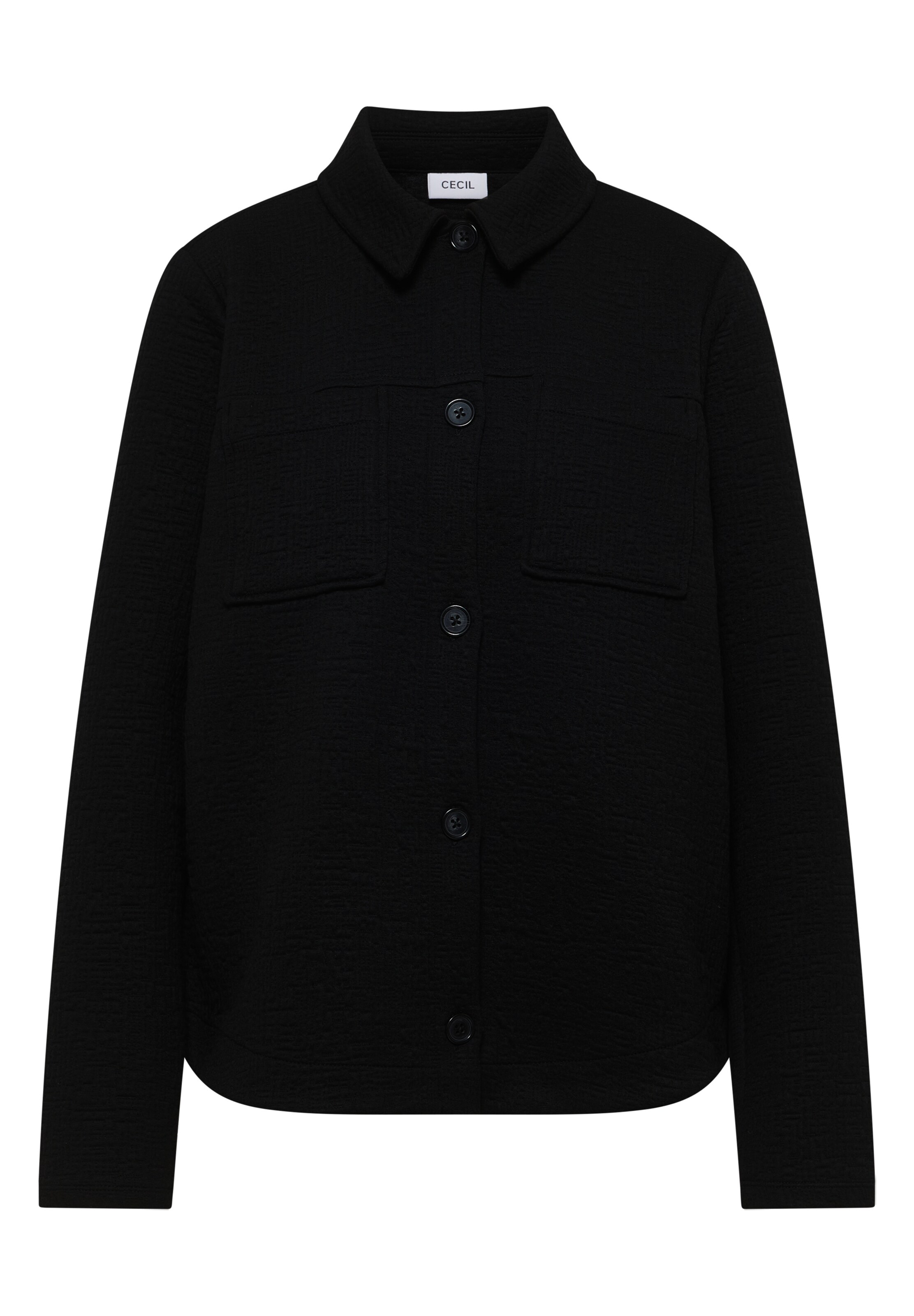 CECIL Jacke in Schwarz: Vorderseite