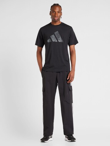 T-Shirt fonctionnel 'TR-ESSEA' ADIDAS PERFORMANCE en noir