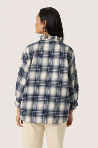 SOAKED IN LUXURY Shirts 'Pamala' i grøn