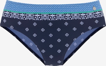 LASCANA Bikini Bottoms in Blue: front