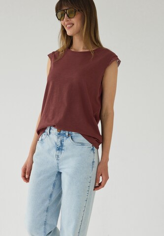 Street One Studio Shirt in Braun