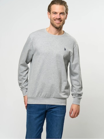 U.S. POLO ASSN. Sweatshirt 'Hugo' i grå: forside