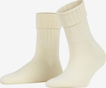 FALKE Socken 'Striggings Rib' in Weiß: Vorderseite
