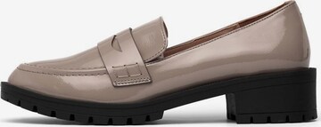 Bianco Classic Flats 'PEARL' in Brown: front