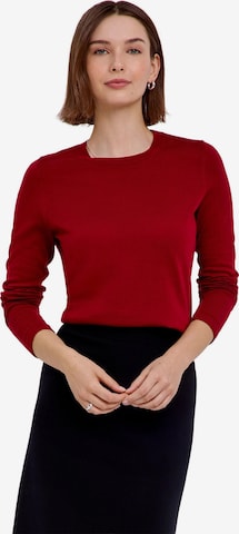 FALKE Pullover 'Pure Merino Wool' in Rot: Vorderseite