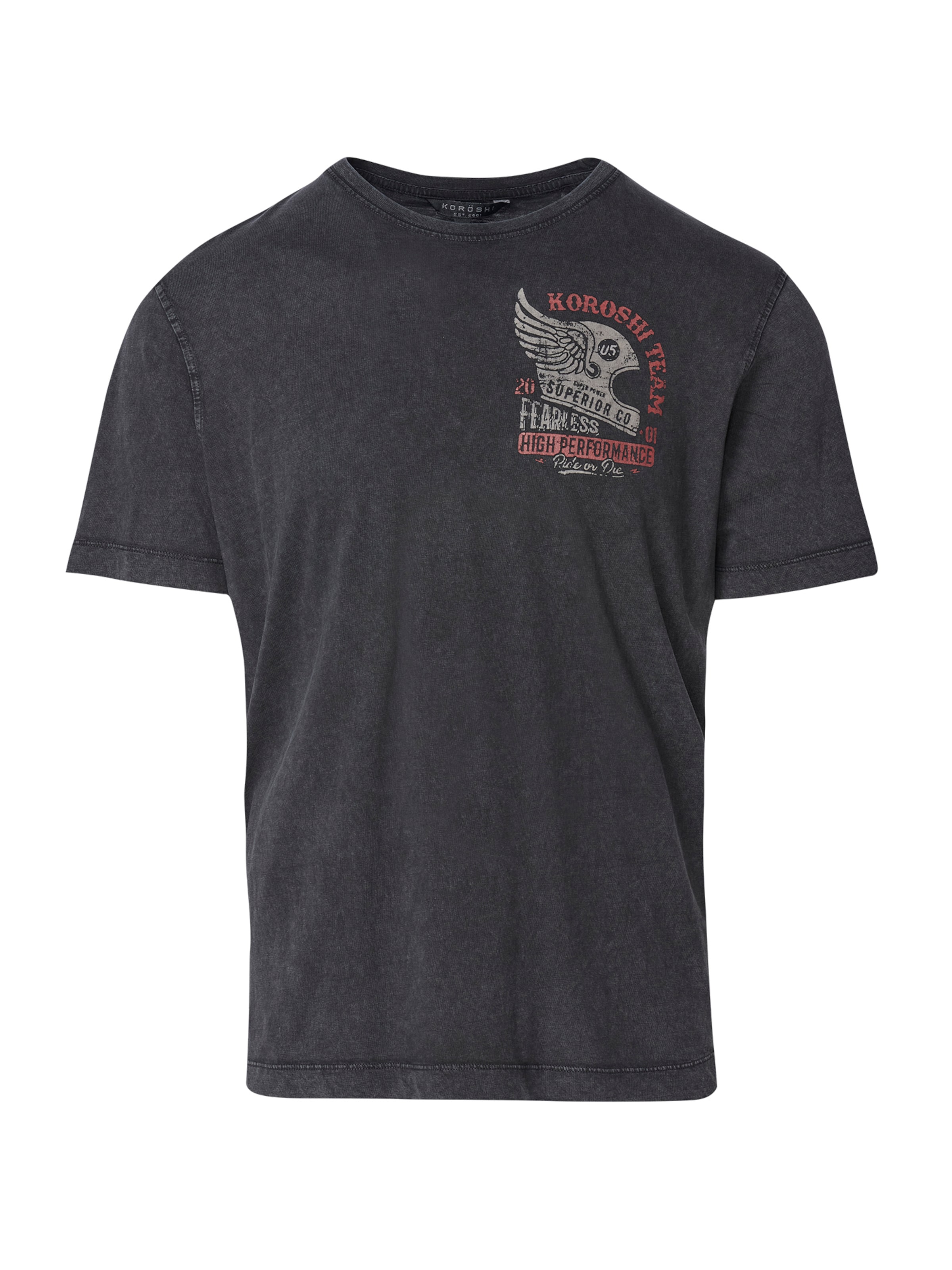 KOROSHI Shirt in Mixed colours / Black, Item view