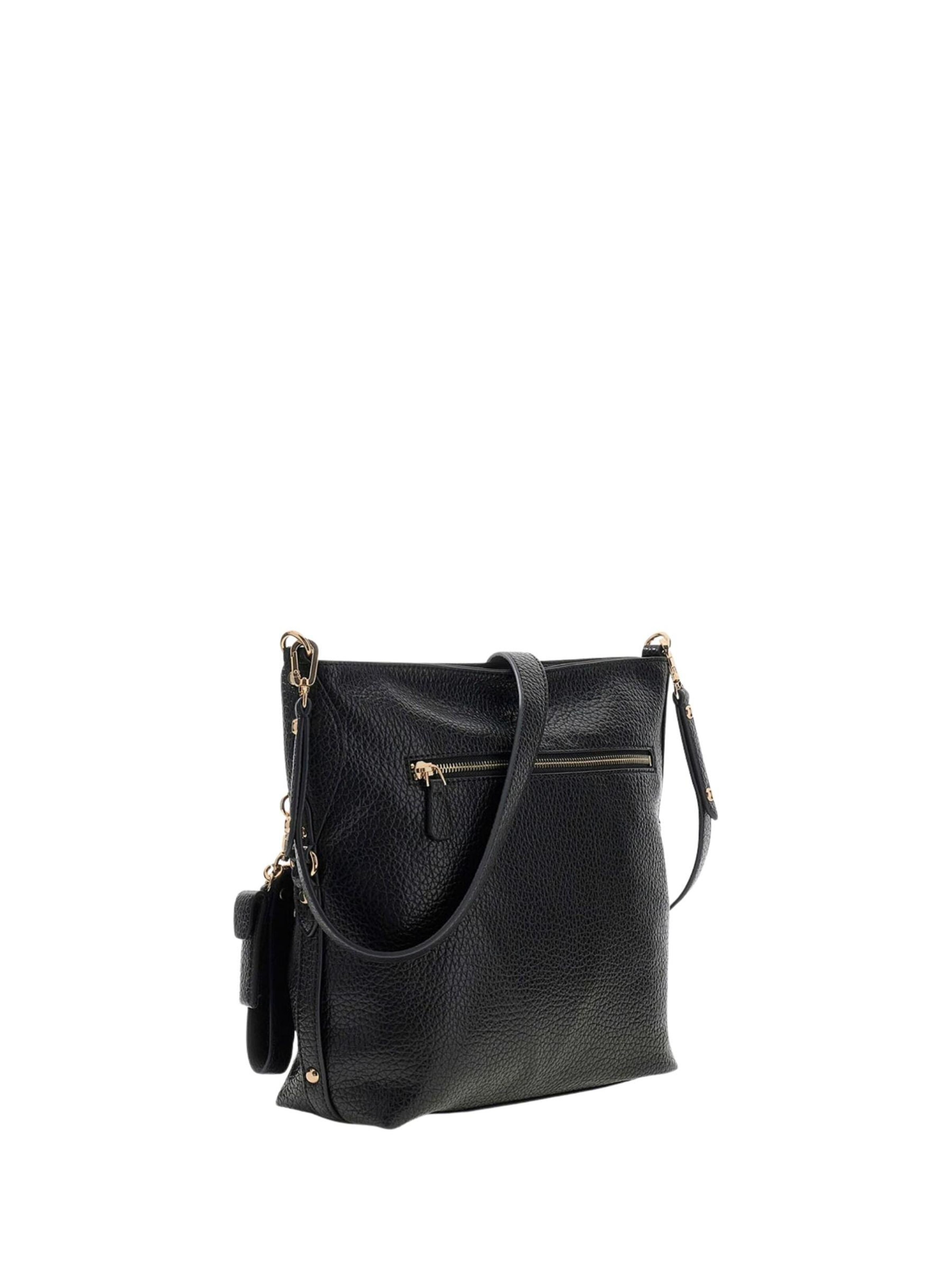 GUESS Handtas 'Guess Sacs à main Silvye Bucket Black BG950104' in Zwart