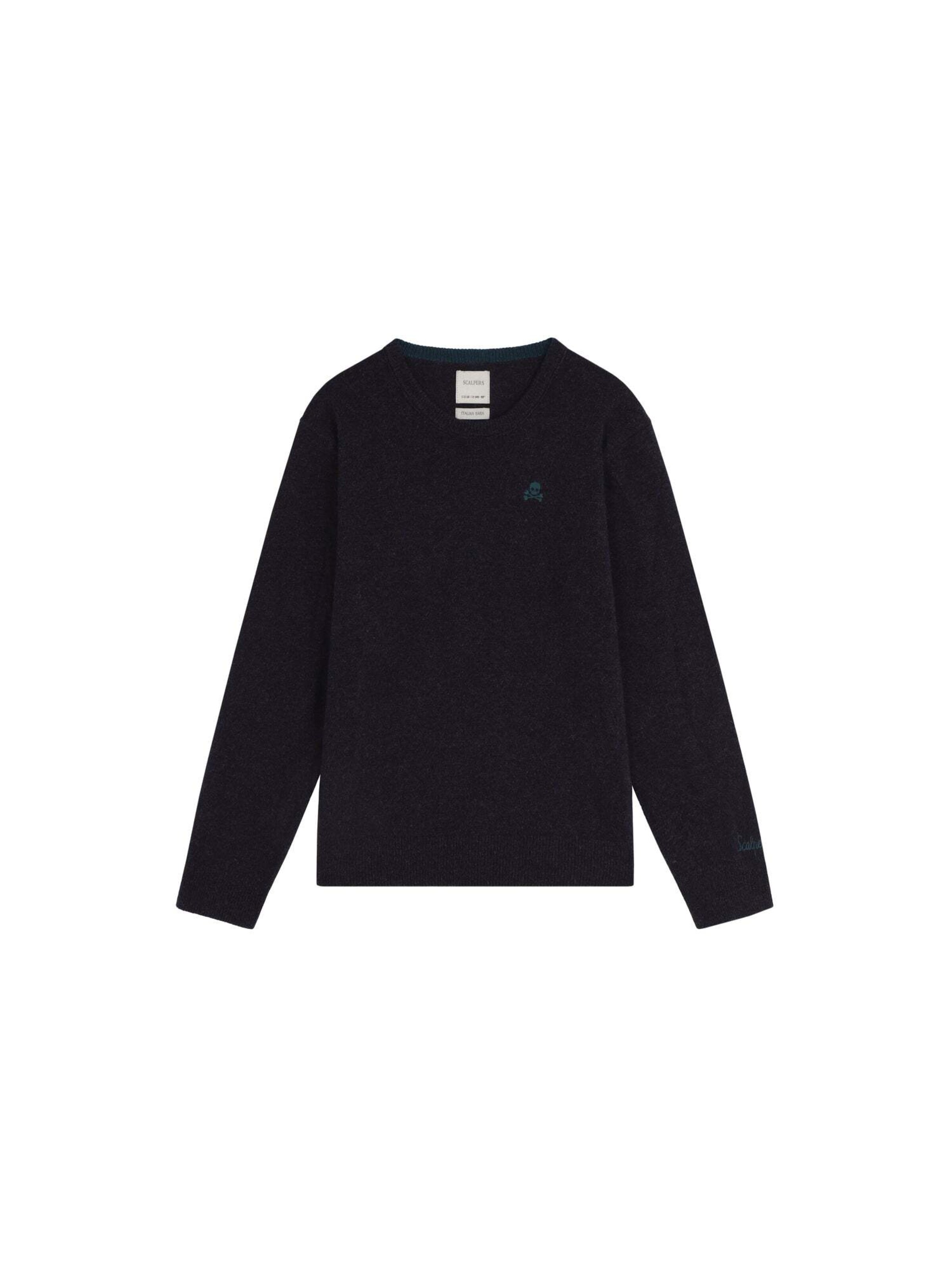 Scalpers Пуловер ' ' в синьо: отпред