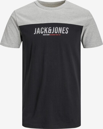 T-Shirt 'Dan' JACK & JONES en noir : devant