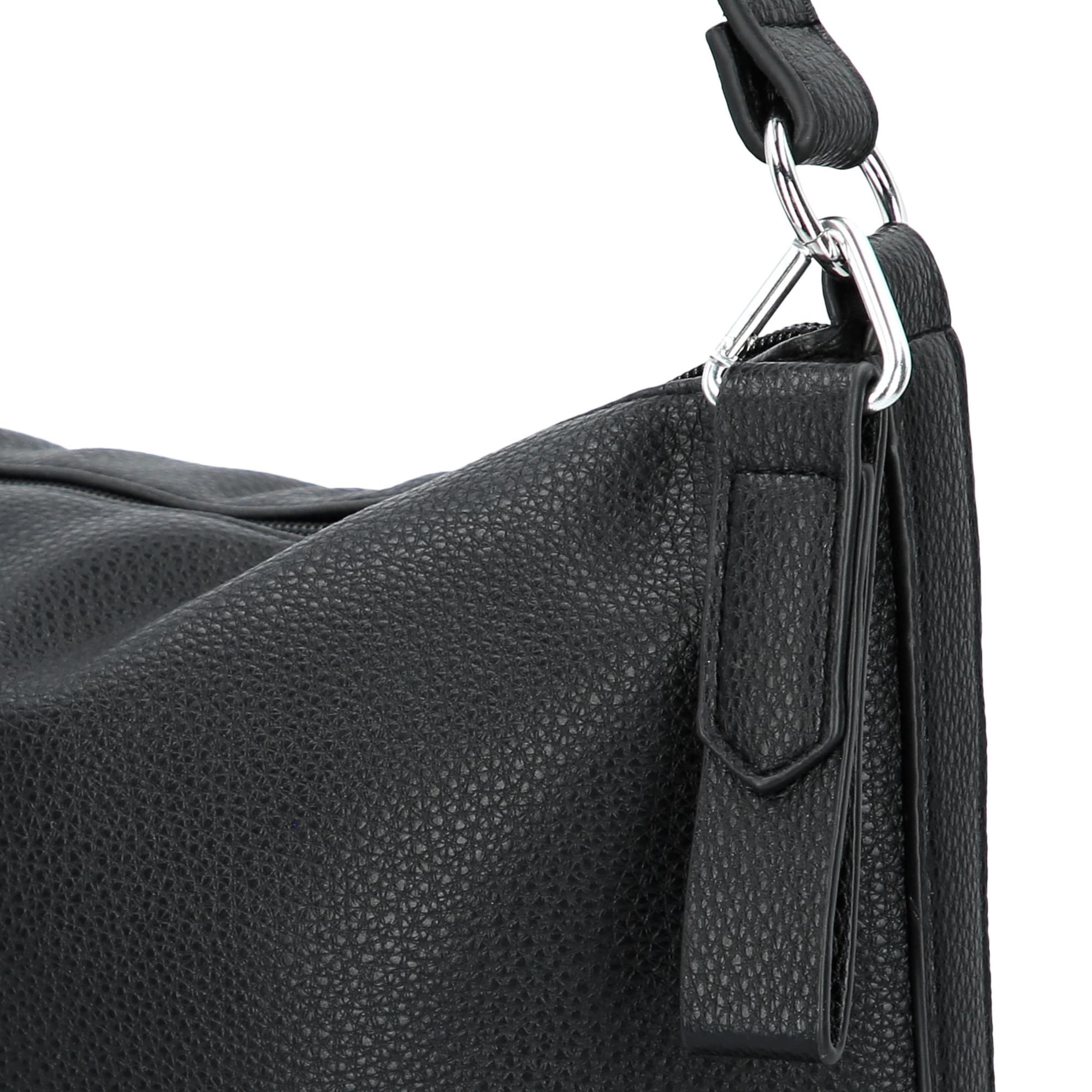 TOM TAILOR - Mala de ombro 'Olive' em preto