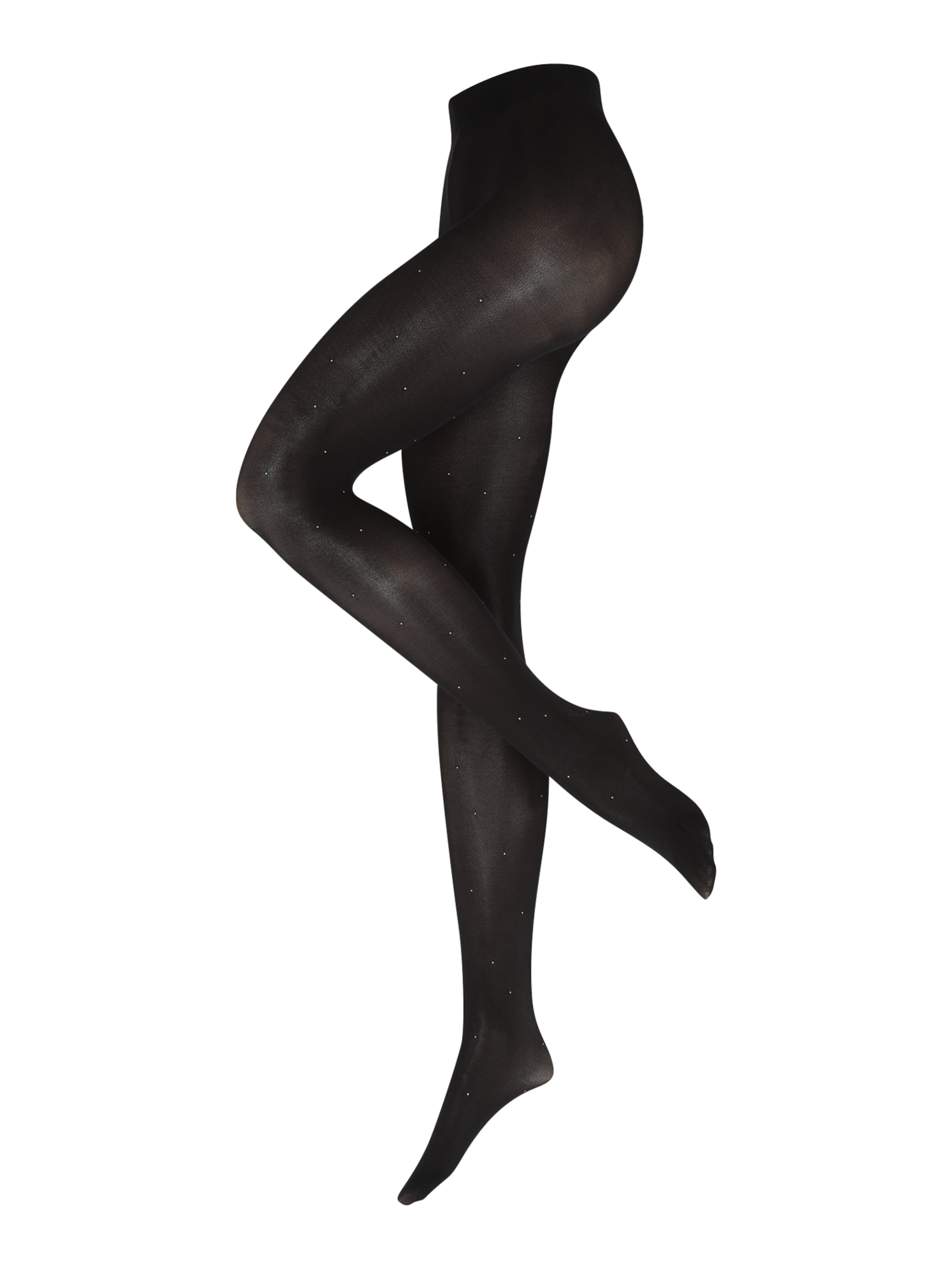 Lindex Õhukesed sukkpüksid, värv must: eest vaates