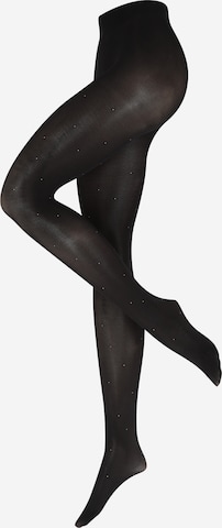 juoda Lindex Permatomos pėdkelnės: priekis