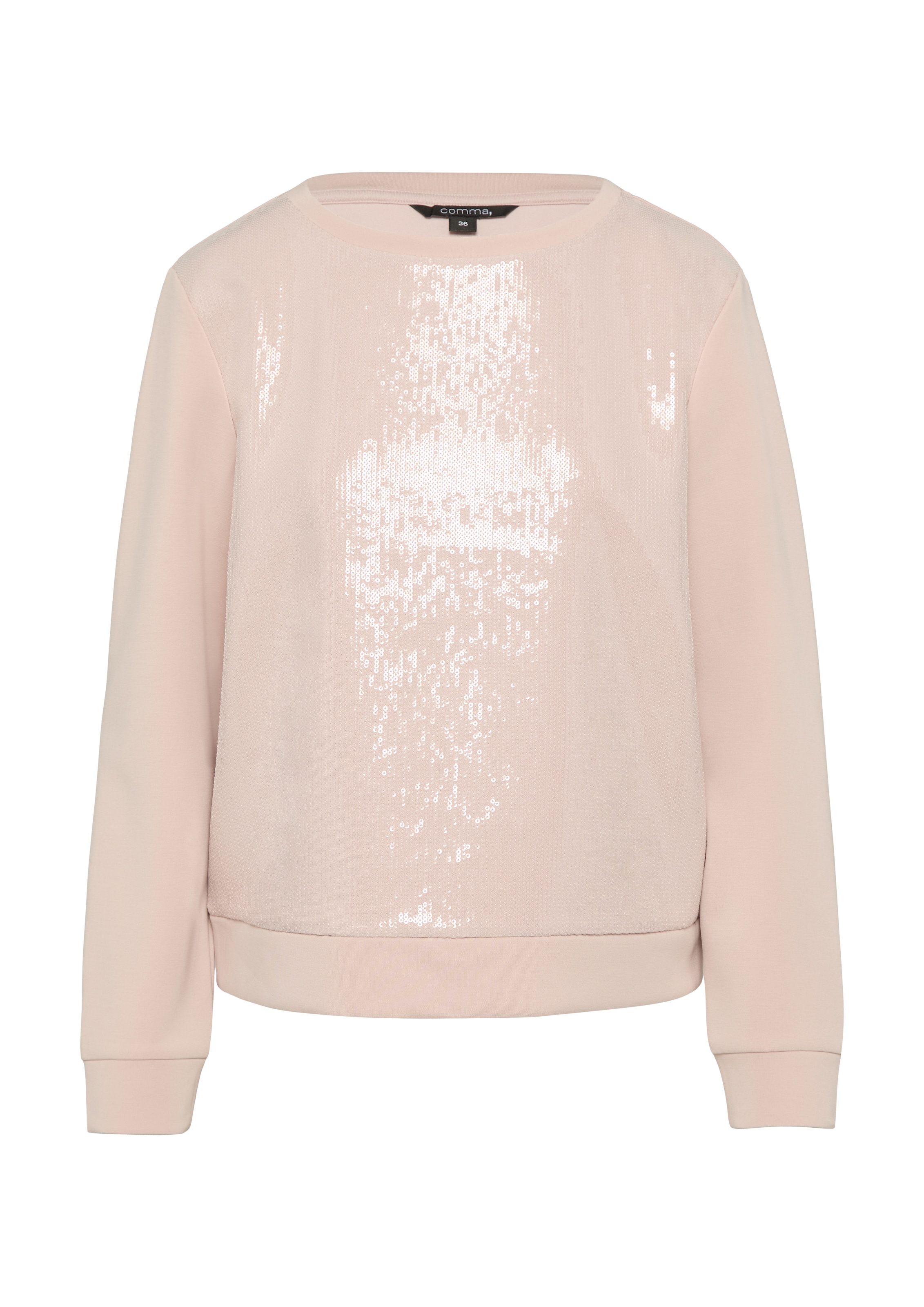 COMMA Shirt in Roze: voorkant