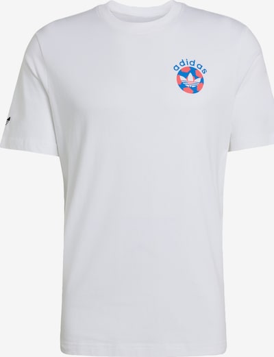 ADIDAS ORIGINALS Camisa em XS em azure / cor-de-rosa / preto / branco, Vista do artigo
