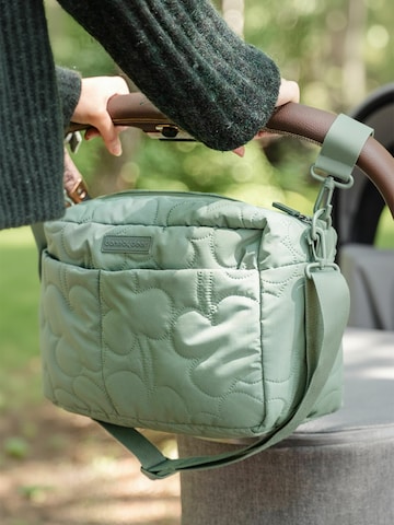 Done by Deer - Mala ' Quilted ' em verde: frente