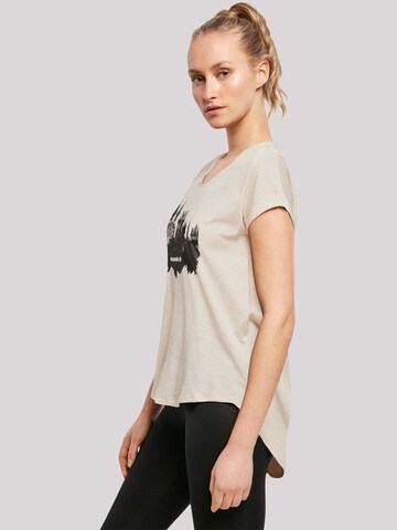T-shirt 'Cities Collection - Munich skyline' F4NT4STIC en beige