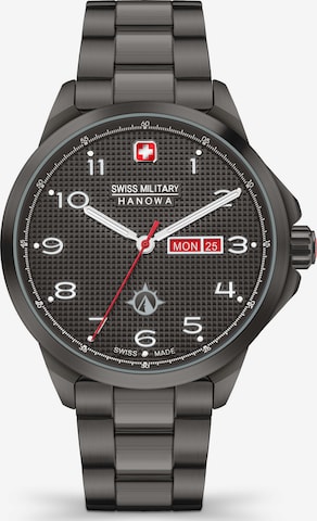 SWISS MILITARY HANOWA Analoog horloge 'PUMA' in Grijs: voorkant