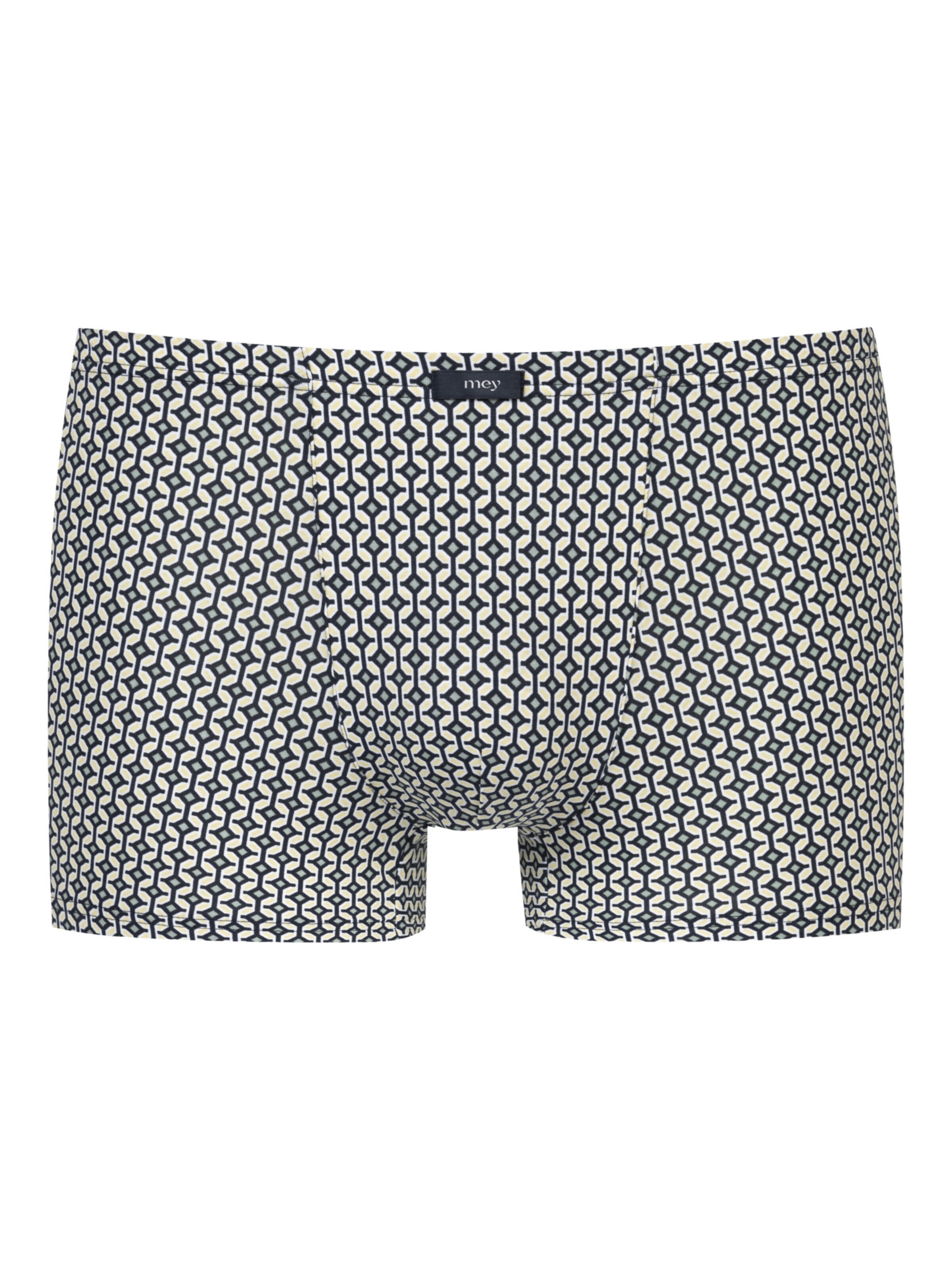 Mey Boxer shorts 'Lemon Weave' in Dark blue / Pastel yellow / Pastel green, Item view