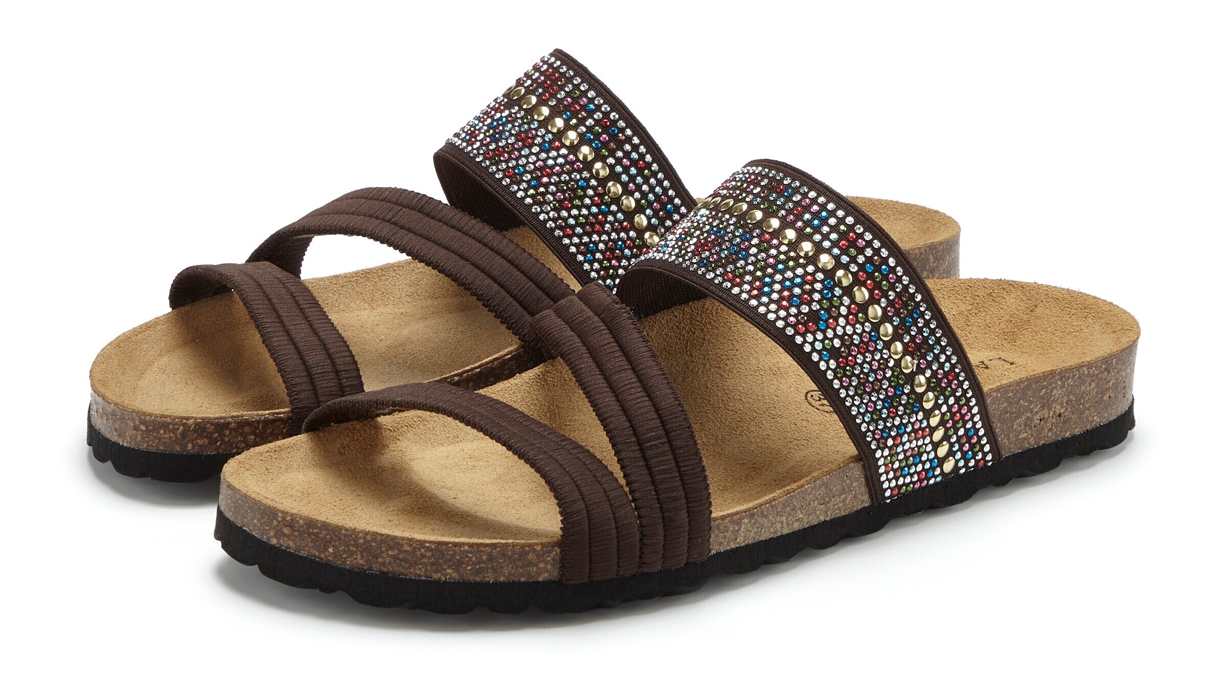 LASCANA Pantolette in Braun