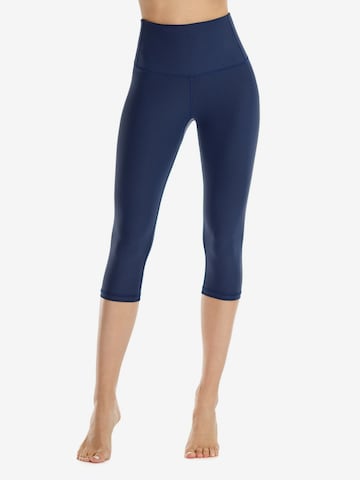 WinshapeSkinny Sportske hlače 'HWL217C' - plava boja: prednji dio