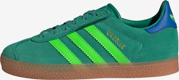 Sneaker 'Gazelle' di ADIDAS ORIGINALS in verde: frontale