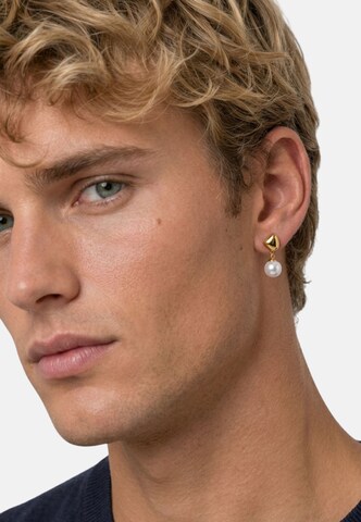 Boucles d'oreilles 'Odin' Heideman en or : devant