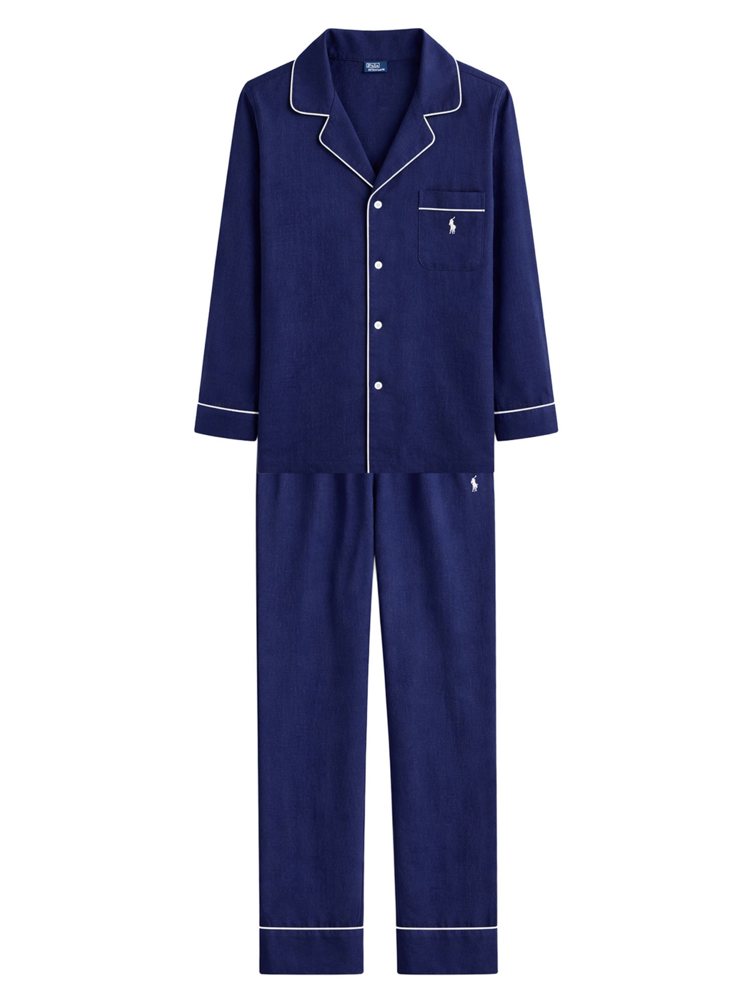 Pyjama ' Polo Essentials ' Polo Ralph Lauren en bleu : devant