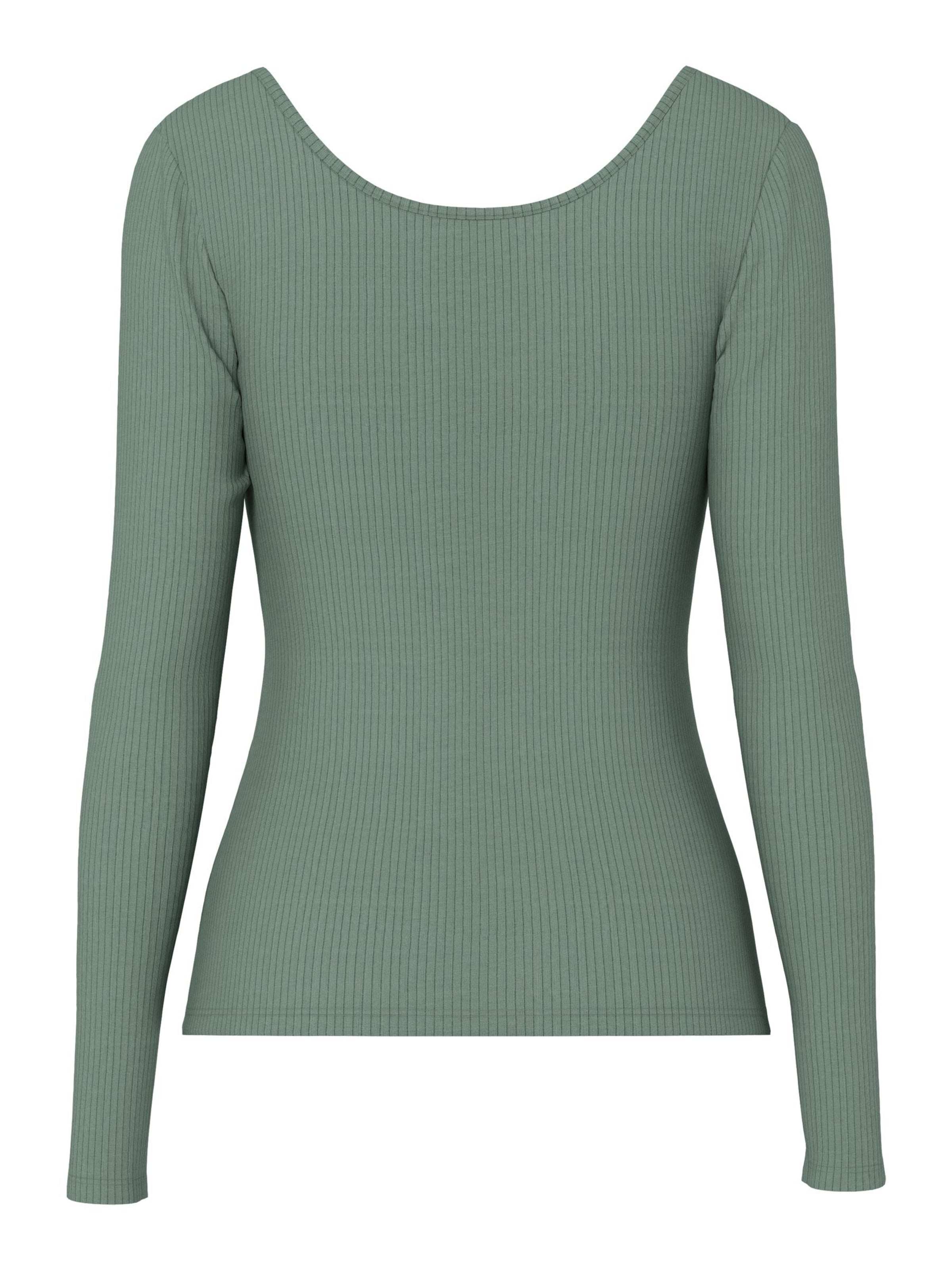 T-shirt 'PCKITTE' PIECES en vert