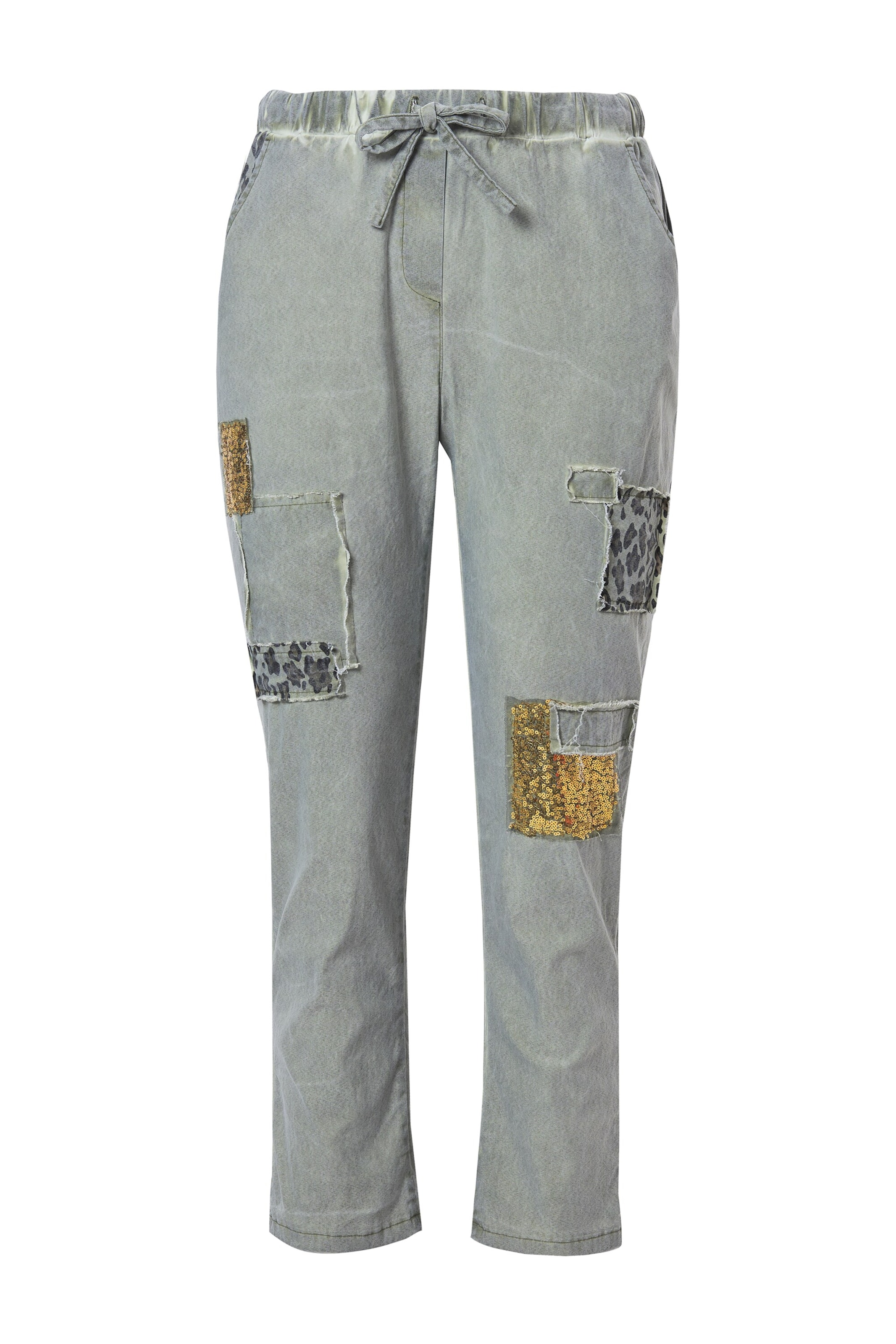 Angel of Style Regular Trousers in Grey: front