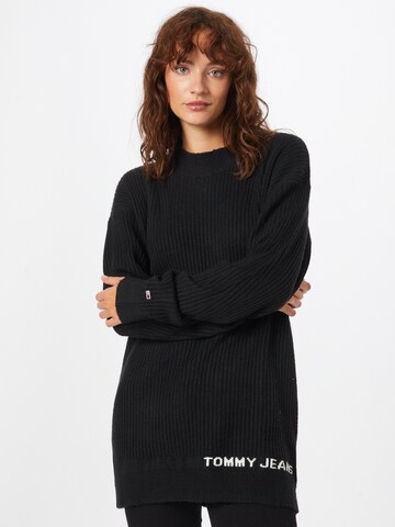 Tommy Jeans Pullover in Schwarz: predná strana