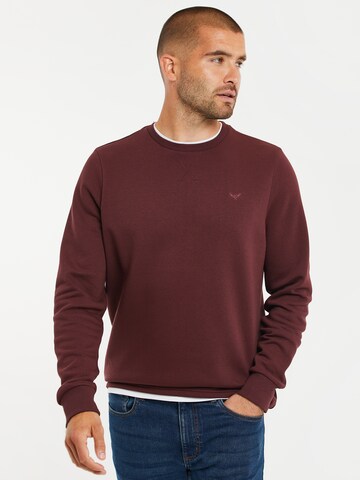 Threadbare Sweatshirt 'Kisele' in Rot: Vorderseite