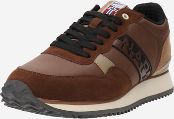NAPAPIJRI - Zapatillas deportivas bajas en marrón: frente