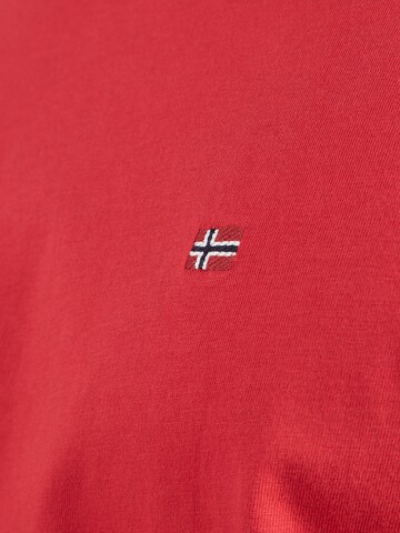 NAPAPIJRI Μπλουζάκι 'Salis' σε κόκκινο