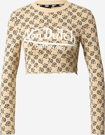 Von Dutch Originals Loosefit Paita 'Baker' värissä beige: etupuoli