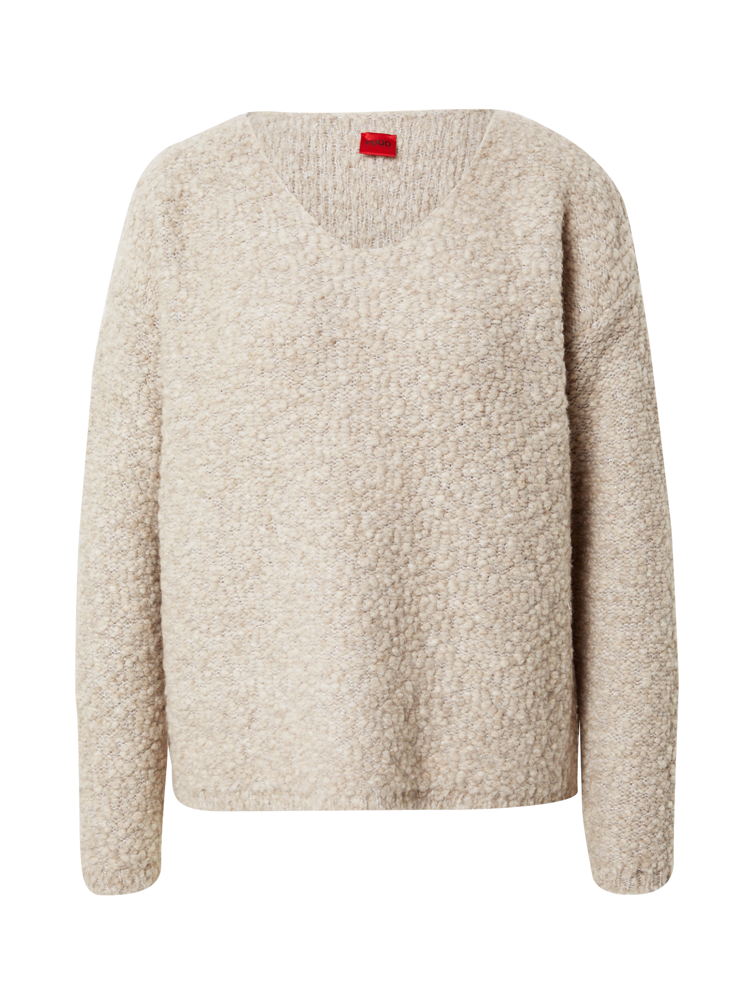 HUGO Sweter w kolorze Pełnobiałym 